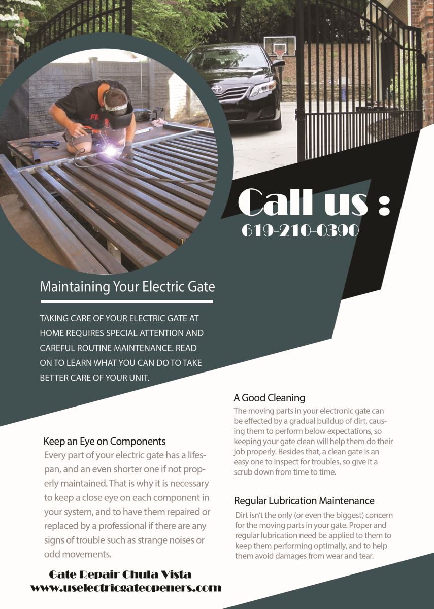 Our Infographic Gate Repair Chula Vista 